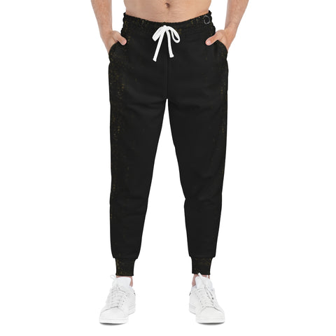 Gold Dusted Side Athletic Joggers