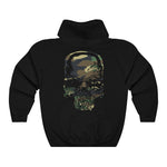 Black & White Ymir Camo Skull Heavy Blend™ Hooded Sweatshirt