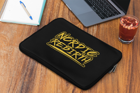 Gold Nordic Rebirth Laptop Sleeve