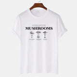 Vintage Mushroom Medley Grid Tees