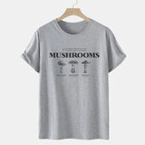 Vintage Mushroom Medley Grid Tees