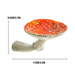 Mushroom Hanging Shelf Resin Wall Floating Shelf Amanita Mushroom Shape Home Decor Ornaments for Wall Hanging Shelves