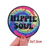 Mushroom Bottle Patch Iron On Patches On Clothes Cartoon Embroidered Patches For Clothing Thermoadhesive Patches Flower Stickers