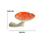 Mushroom Hanging Shelf Resin Wall Floating Shelf Amanita Mushroom Shape Home Decor Ornaments for Wall Hanging Shelves