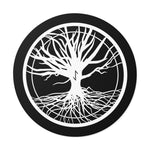 Eihwaz Roots of Life Round Vinyl Stickers