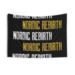 Gold & White Nordic Rebirth Indoor Wall Tapestries