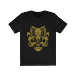 Gold & Black Ram's skull Tee