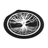 Eihwaz Roots of Life Round Vinyl Stickers