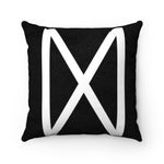 White Dagaz Rune Pillow