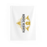 Gold & White Nordic Rebirth Indoor Wall Tapestries