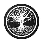 Eihwaz Roots of Life Round Vinyl Stickers