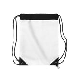 White & Gold Nordic Rebirth Drawstring Bag