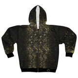 Gold Dusted Zip Hoodie