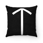 White Teiwaz Rune Pillow