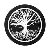 Eihwaz Roots of Life Round Vinyl Stickers