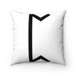 Black Peorth Rune Pillow