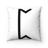 Black Peorth Rune Pillow