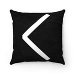 White Kaunaz Rune Pillow