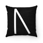 White Uruz Rune Pillow