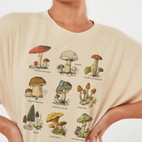 Vintage Mushroom Medley Grid Tees