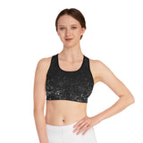 White Wash Sports Bra