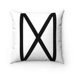 Black Dagaz Rune Pillow