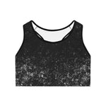 White Wash Sports Bra