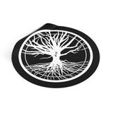 Eihwaz Roots of Life Round Vinyl Stickers