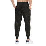 Gold Dusted Athletic Joggers