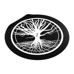 Eihwaz Roots of Life Round Vinyl Stickers