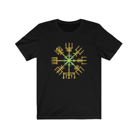 Gold & Neon Green Vegvisir Tee