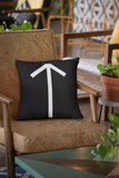 White Teiwaz Rune Pillow