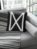 White Dagaz Rune Pillow