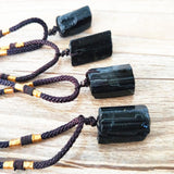 Natural Black Tourmaline Stone Necklace